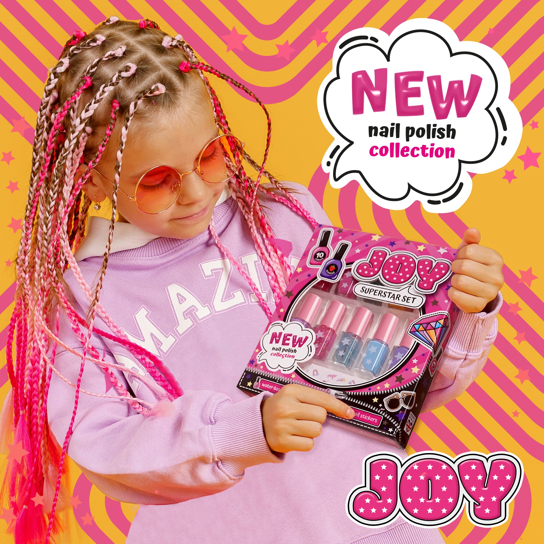beauty4britain-kids-joy-superstar-set-10-vernis-enfant-paillet image 6