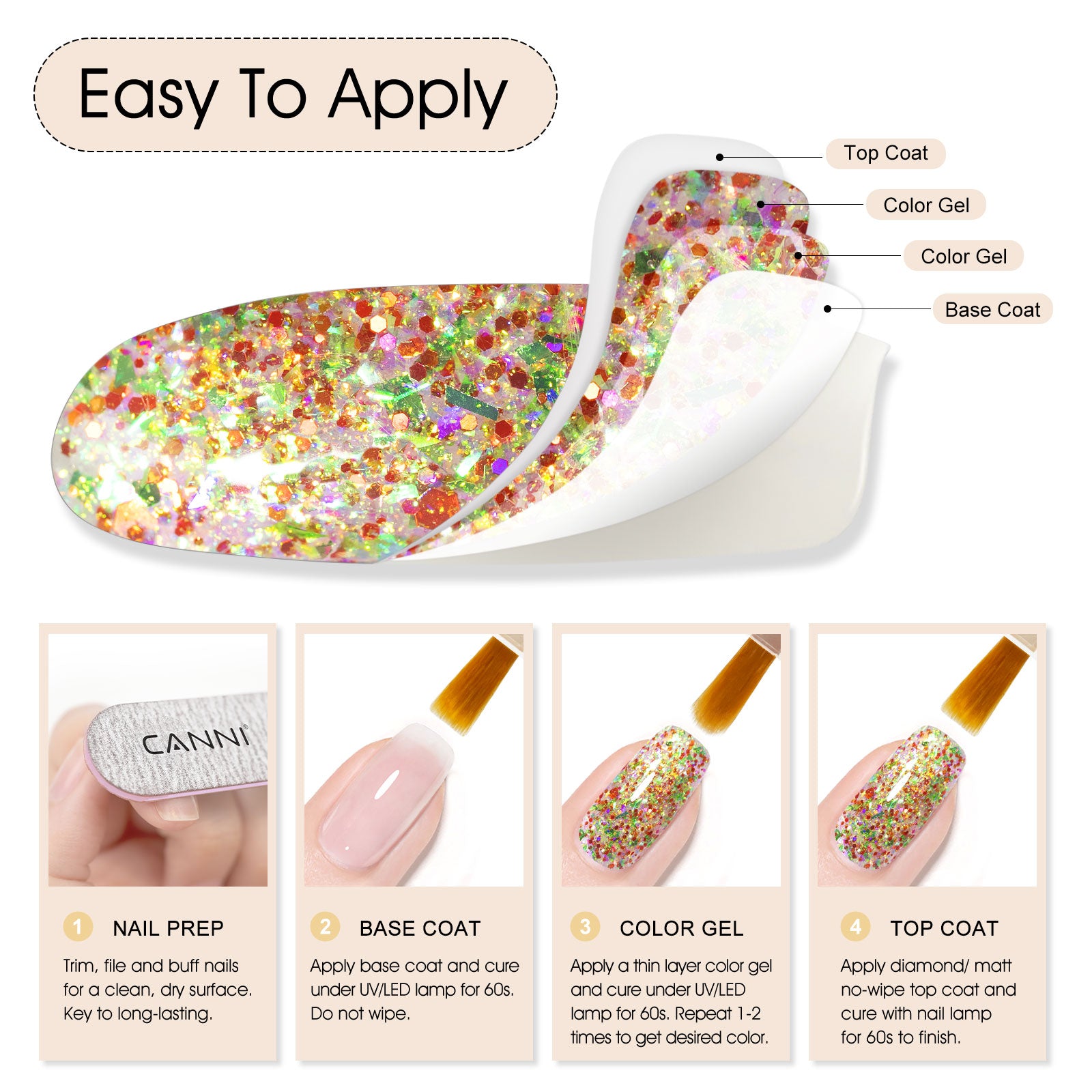 canni-single-gel-polish-vernis-paillet-prism-flash-8x9ml image 4