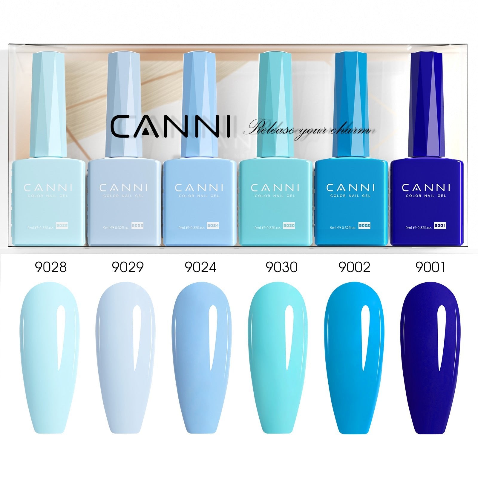 canni-2313-crystal-clear-waters-kit-vernis-gel-6-x-9-ml image 4