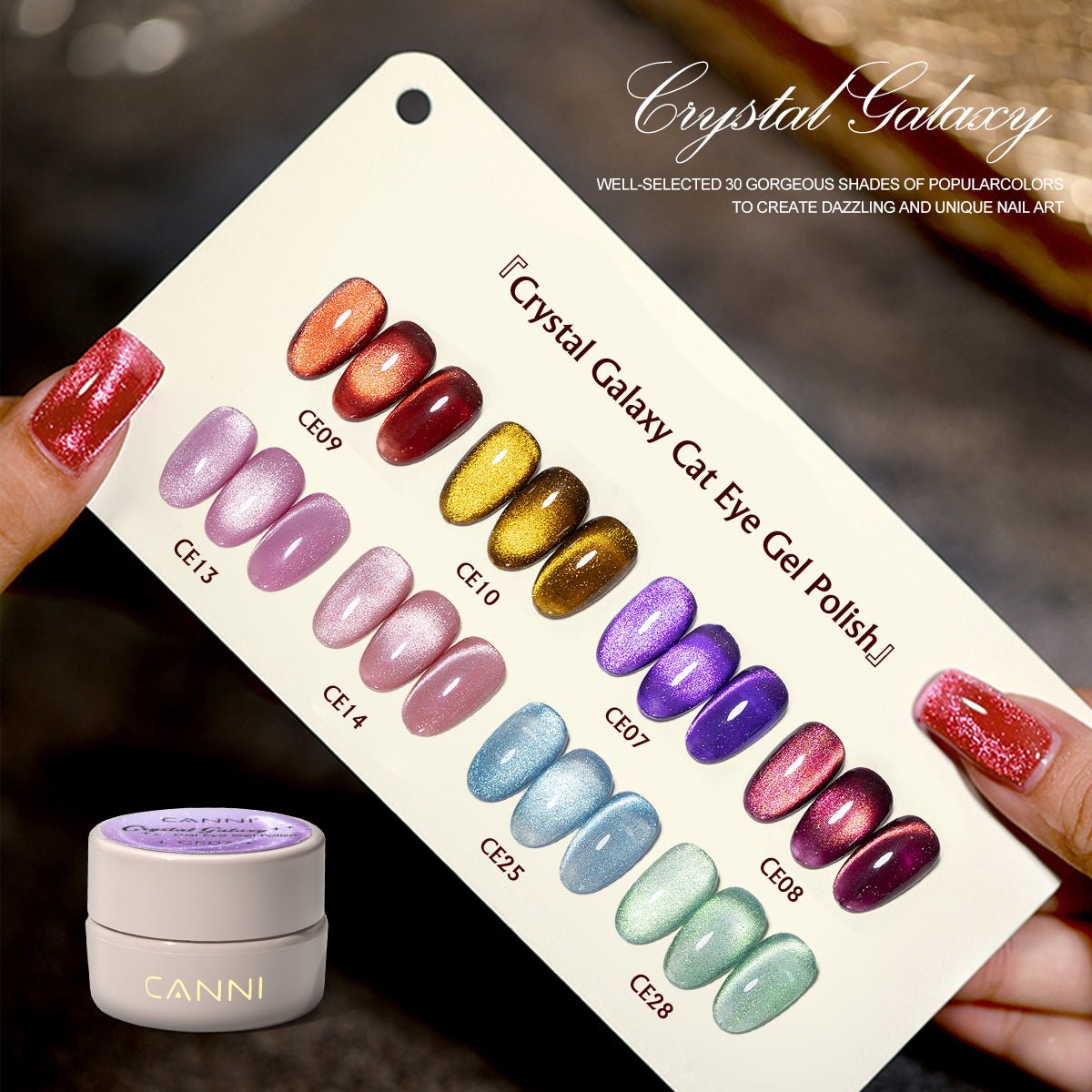 canni-crystal-galaxy-vernis-gel-cat-eye-5ml-ce01-magn-tique image 2