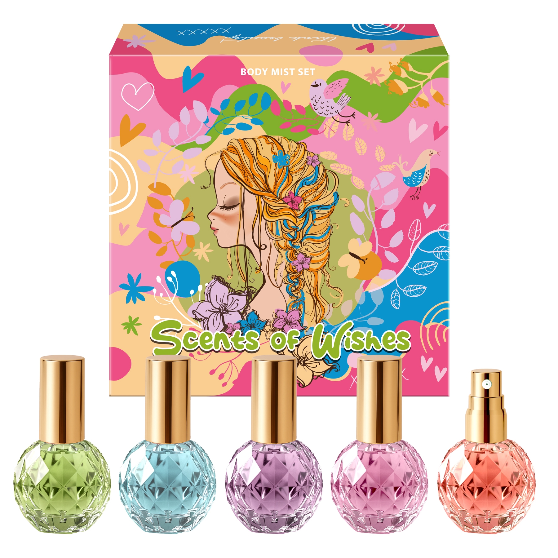 beauty4britain-kids-scent-of-wishes-brume-corporelle-enfant-5x10-ml-fruit-e image 2