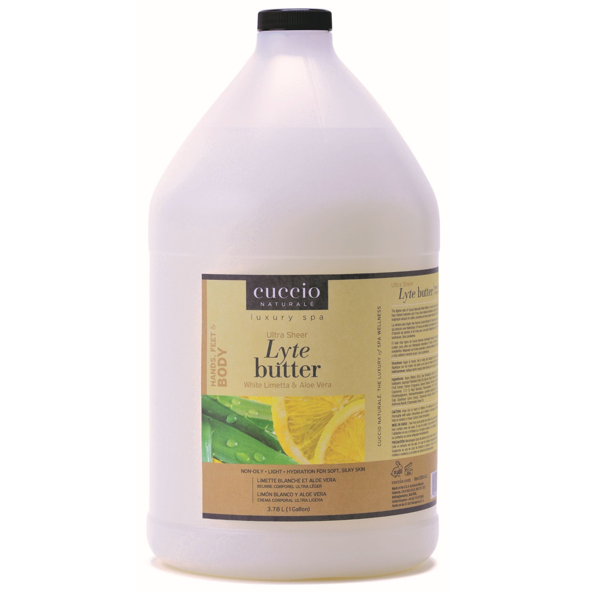 cuccio-naturale-lyte-ultra-sheer-beurre-corporel-white-limetta-gallon image 1