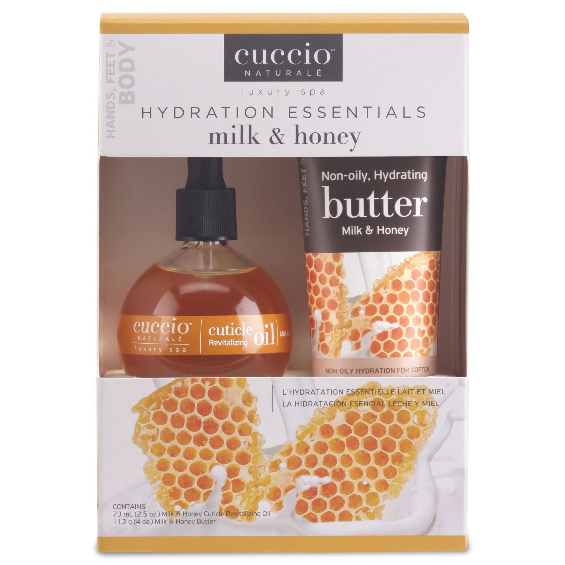 cuccio-naturale-milk-honey-kit-beurre-huile-lait-miel image 1