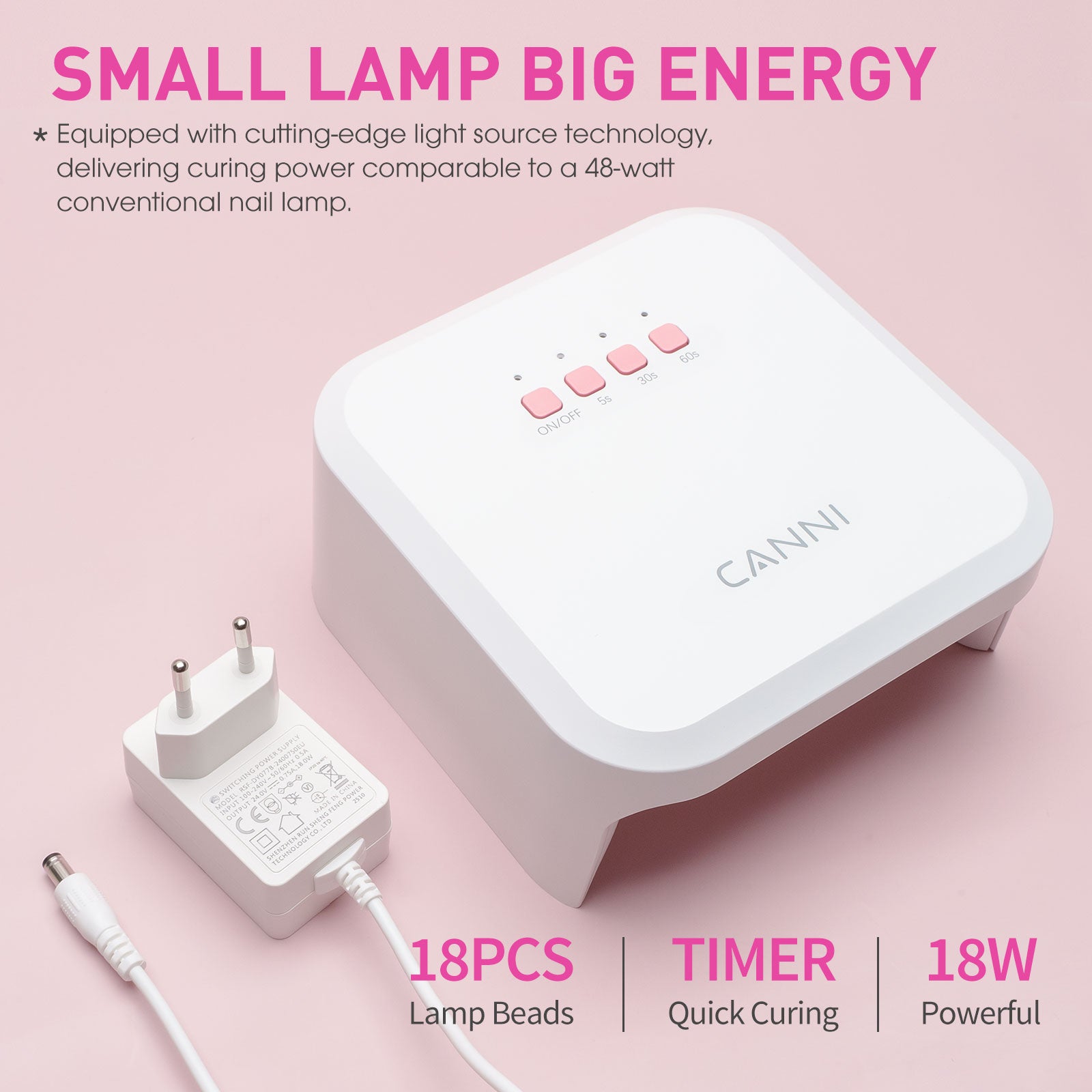 canni-lampe-uv-led-ongles-48w-petite-prise-eu-s-chage-rapide image 3