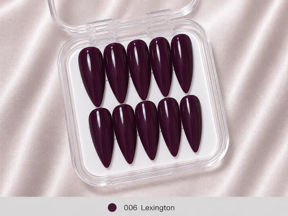 cnth-nails-lexington-press-on-nails-unis-brillants-10-pcs image 1