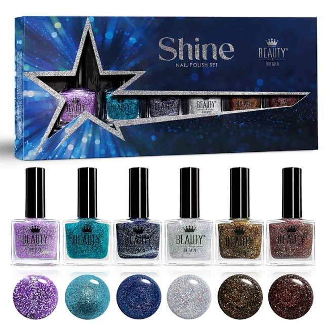 beauty4britain-shine-glitter-vernis-ongles-6-teintes-paillet image 1