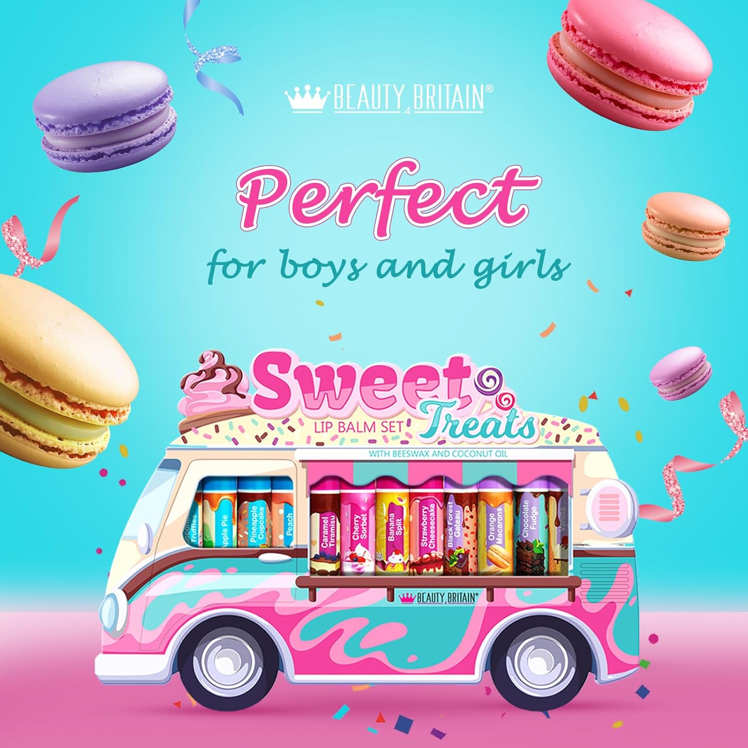 beauty4britain-sweet-treats-baume-l-vres-enfant-lot-12-parfum image 3