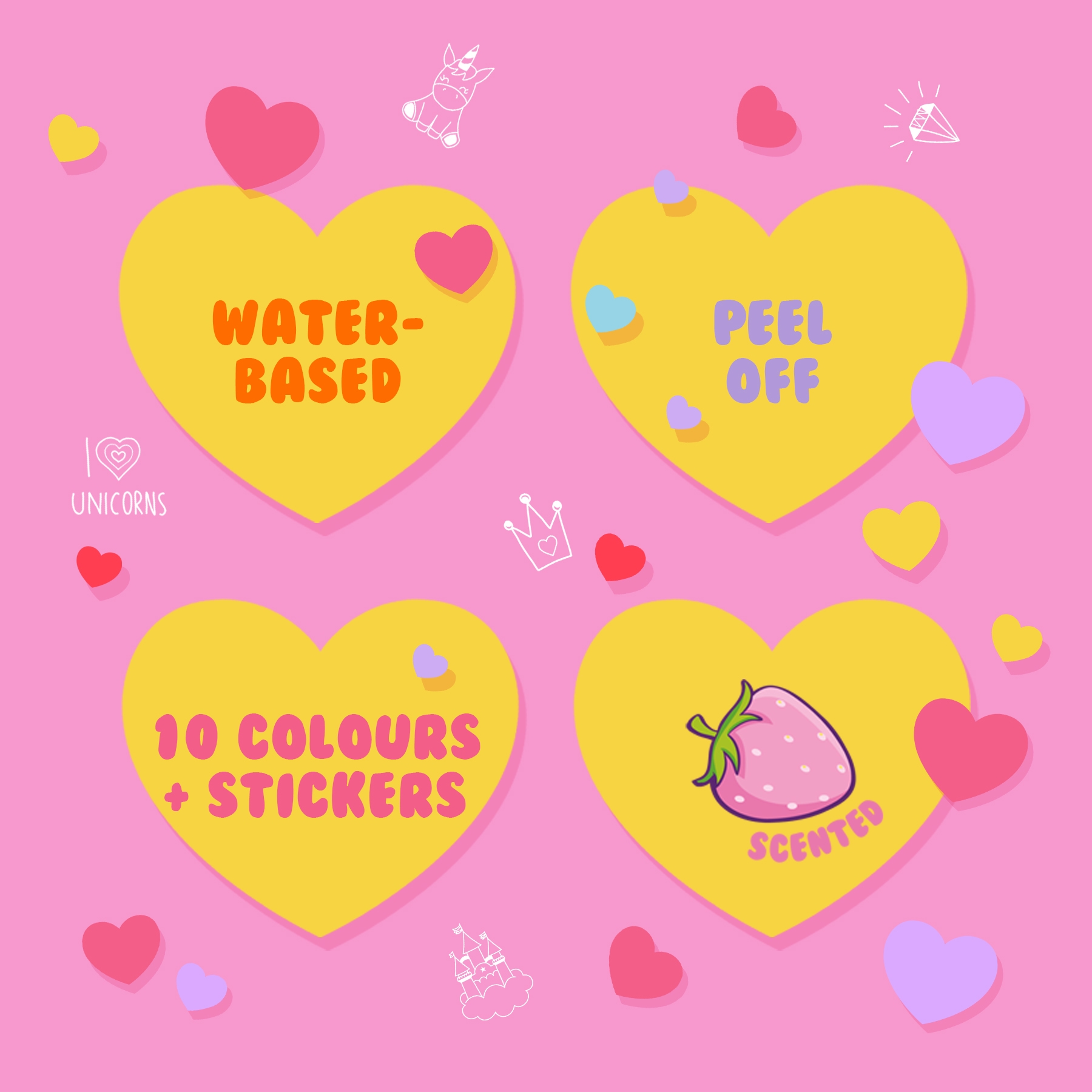 beauty4britain-kids-unicorn-set-10-vernis-ongles-enfant-pelable image 3