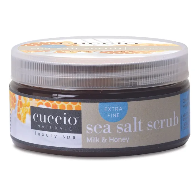 cuccio-naturale-gommage-sel-marin-lait-miel-grain-fin-hydratant image 1