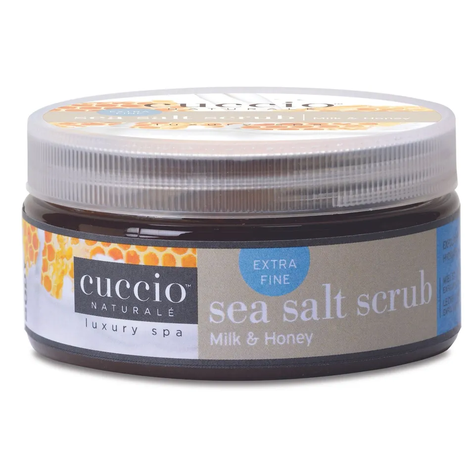 cuccio-naturale-gommage-sel-marin-lait-miel-grain-fin-hydratant image 1
