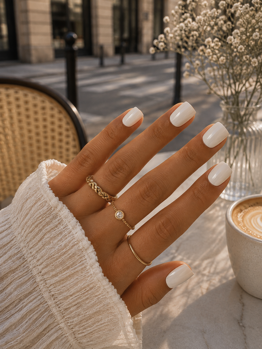 cnth-nails-press-on-nails-pure-white-faux-ongles-blancs-brillants-10-pcs image 2