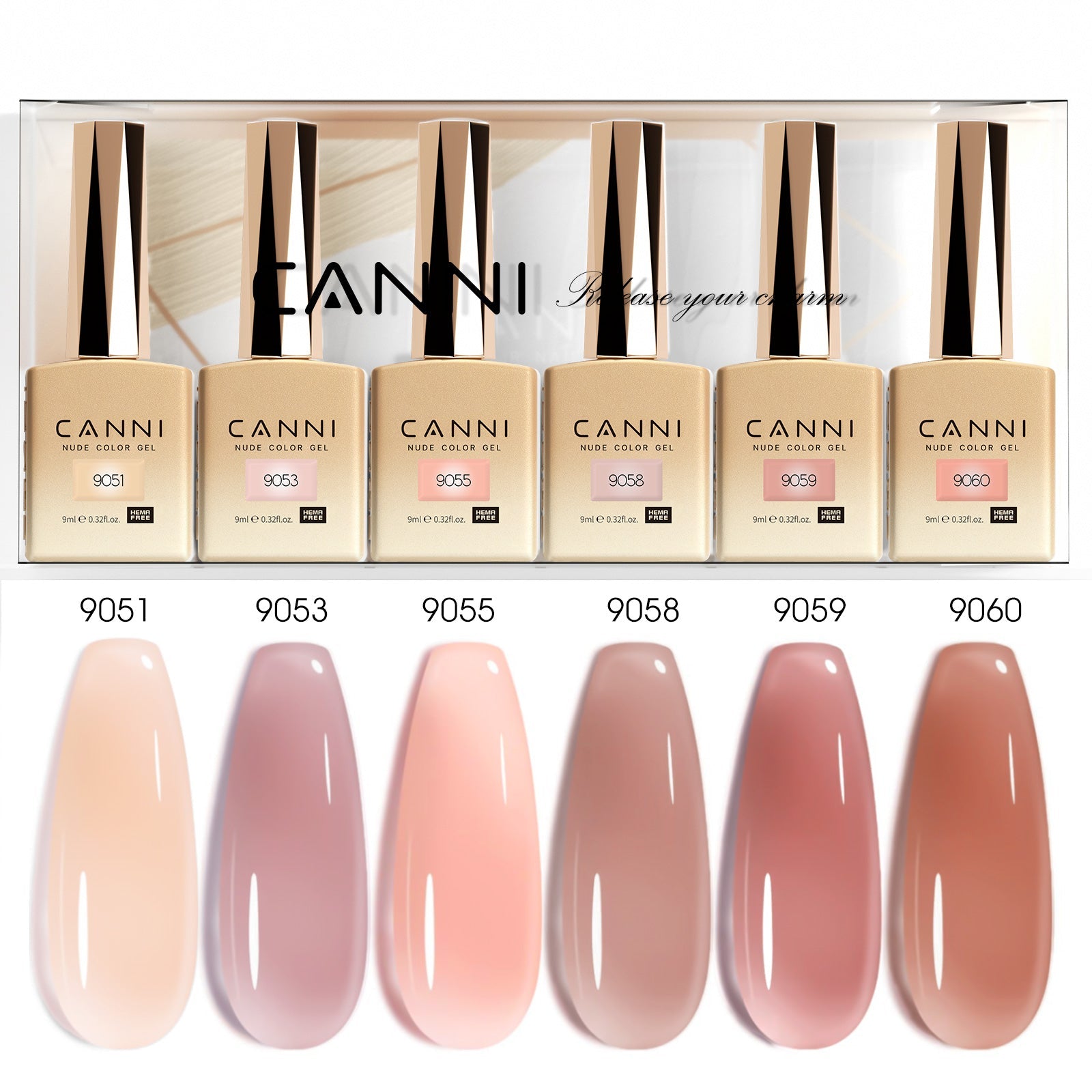 canni-subtle-blush-kit-vernis-gel-9ml-6-couleurs-nude-2317 image 4