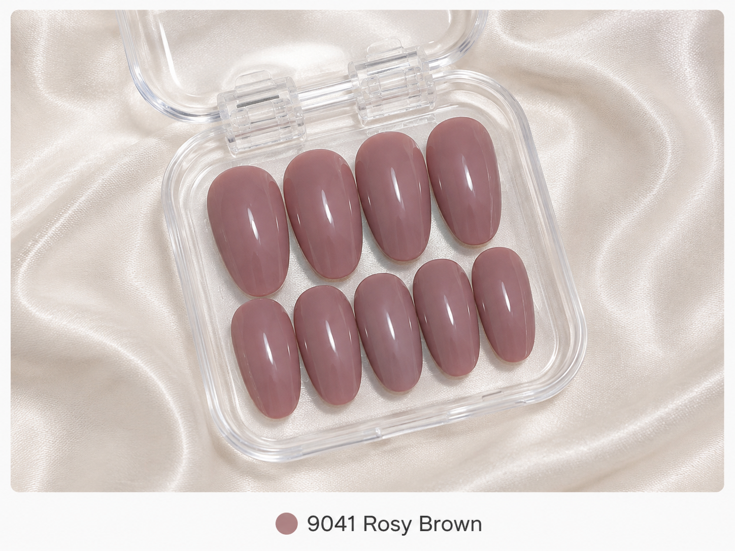 cnth-nails-rosy-brown-press-on-nails-marron-10-pcs image 1