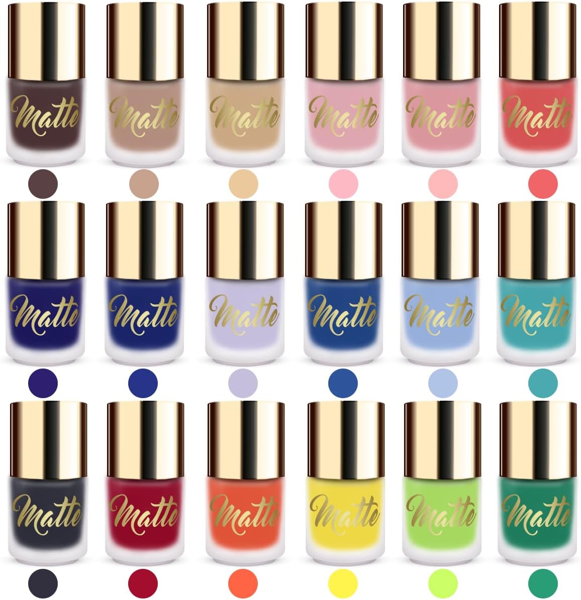 beauty4britain-nail-polish-the-matte-vernis-mat-18-x-5-ml image 2