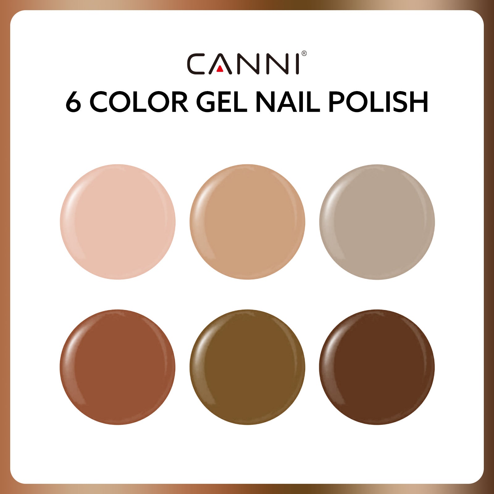 canni-kits-caramel-cascade-2310-kit-6-vernis-9-ml-nude image 2