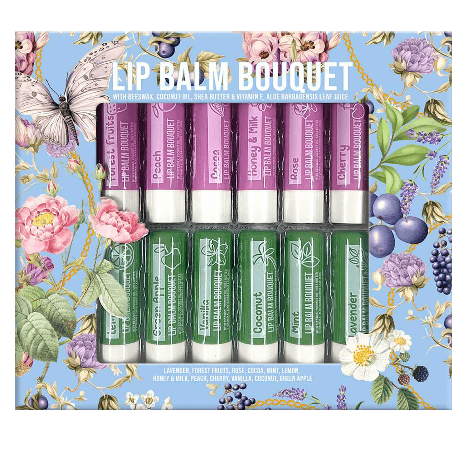 beauty4britain-bouquet-baume-l-vres-12-parfums-hydratant image 1