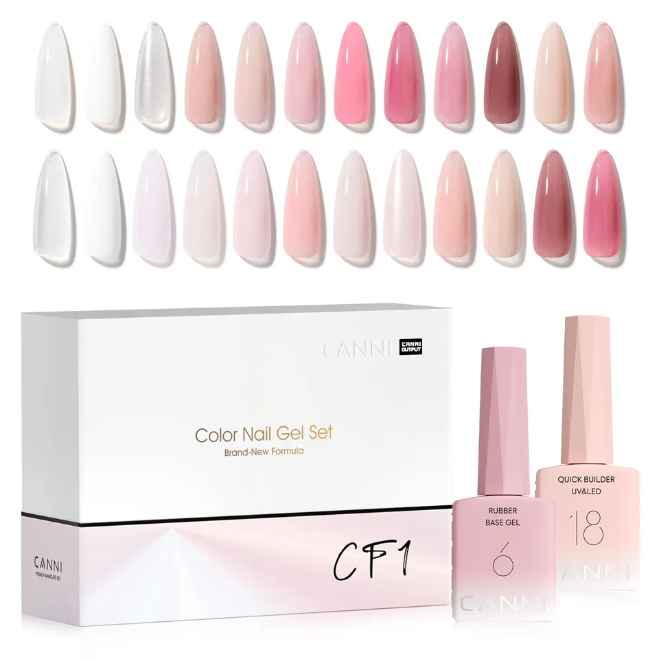 canni-poly-nail-gel-kit-rubber-base-builder-cf1-30-pi-ces image 1