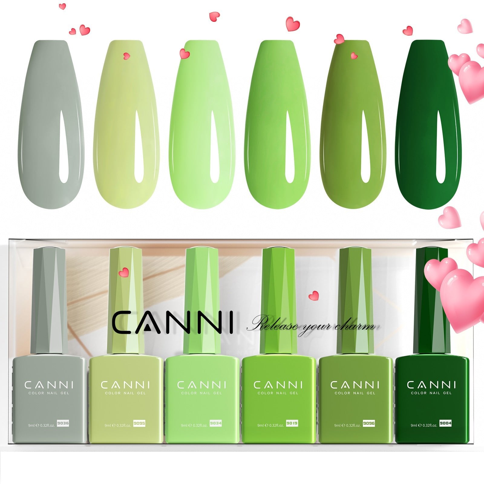 canni-2314-forest-fern-fusion-kit-vernis-gel-6-x-9-ml image 1