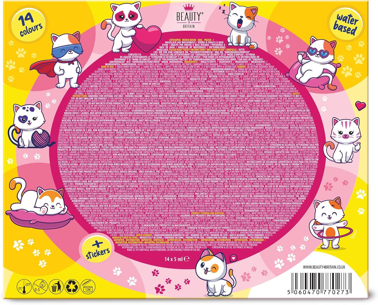 beauty4britain-kids-cosmetics-cat-vernis-enfant-14x6ml-stickers image 5