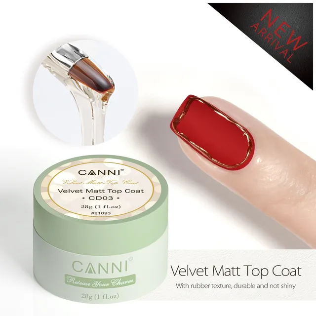 canni-cd03-top-coat-mat-velours-28g-matte image 1