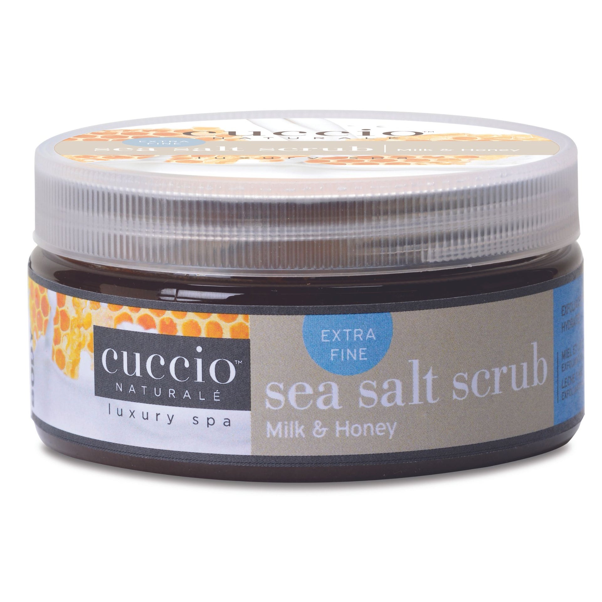 cuccio-naturale-gommage-sel-marin-lait-miel-grain-fin-hydratant image 1