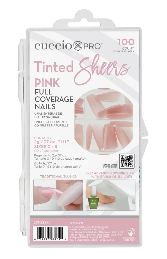 cuccio-pro-full-coverage-capsules-ongles-rose-100-pcs image 1