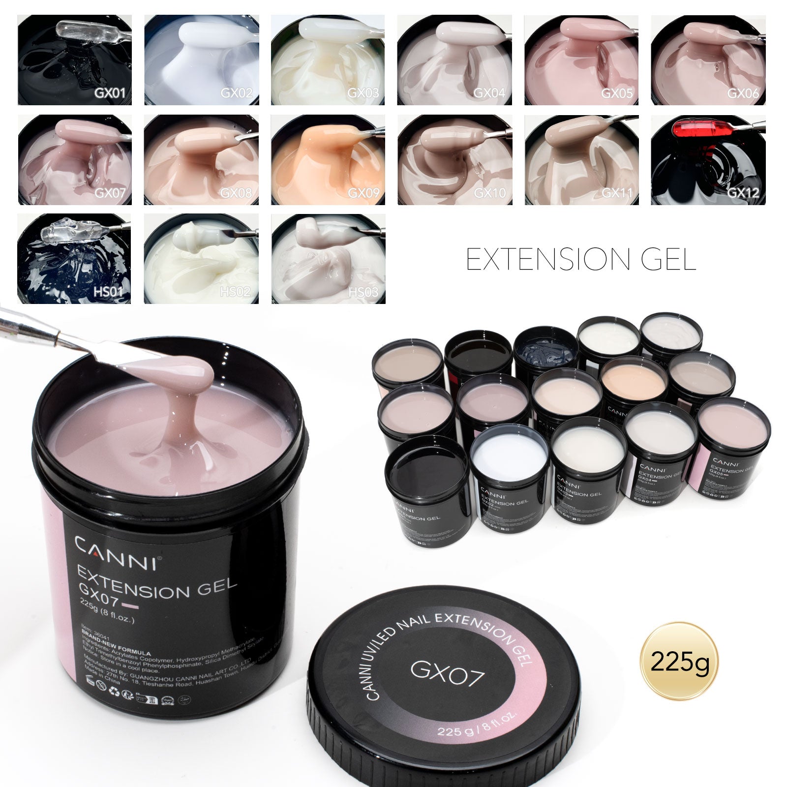 canni-poly-nail-gel-gx01-polygel-laiteux-225g-extension image 2