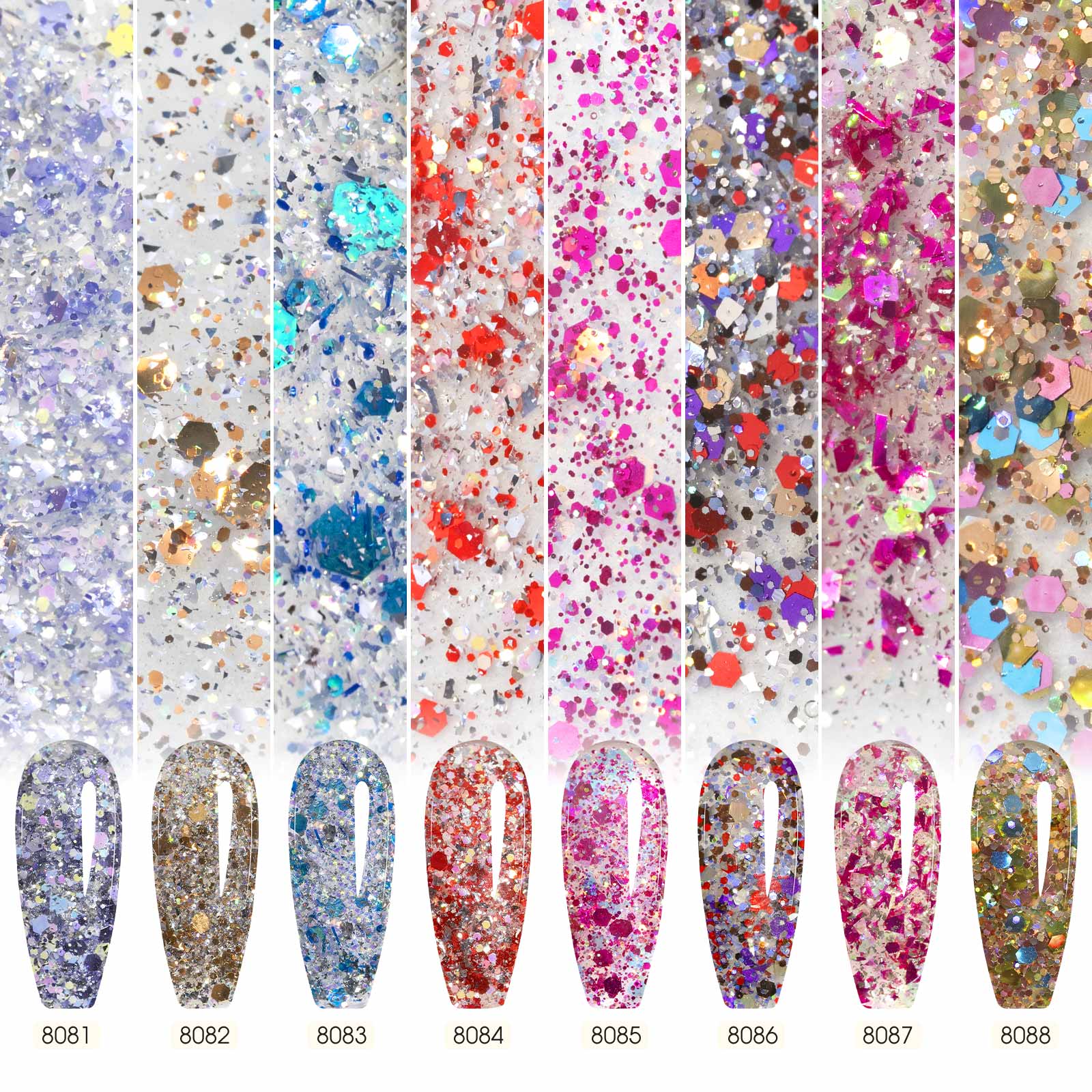 canni-glitz-flash-vernis-semi-permanent-glitter-8x9ml image 2