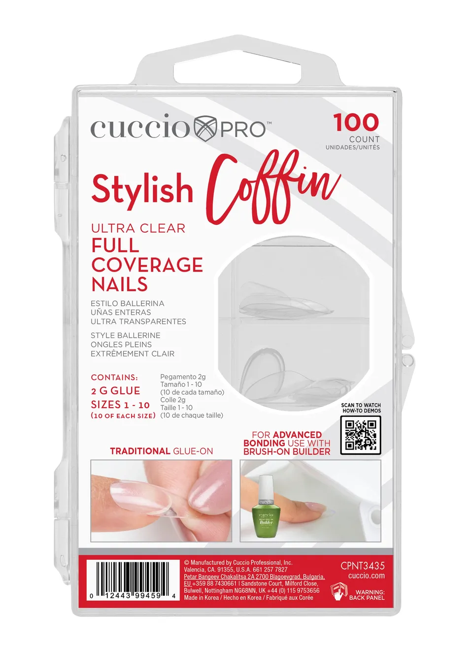 cuccio-pro-stylish-coffin-capsules-full-cover-x100-ballerine image 1