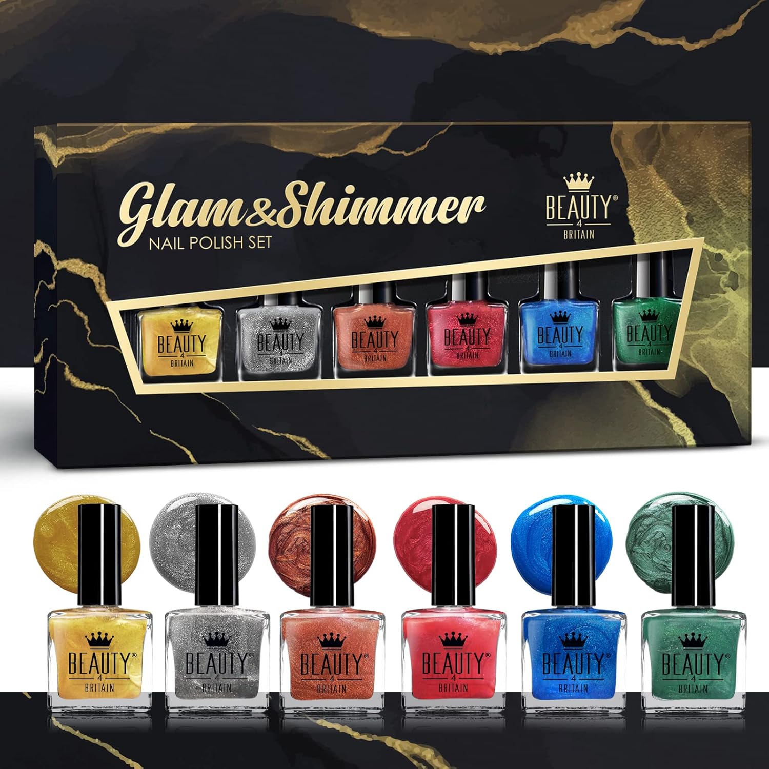 beauty4britain-glam-shimmer-vernis-ongles-6x10ml-paillet image 3