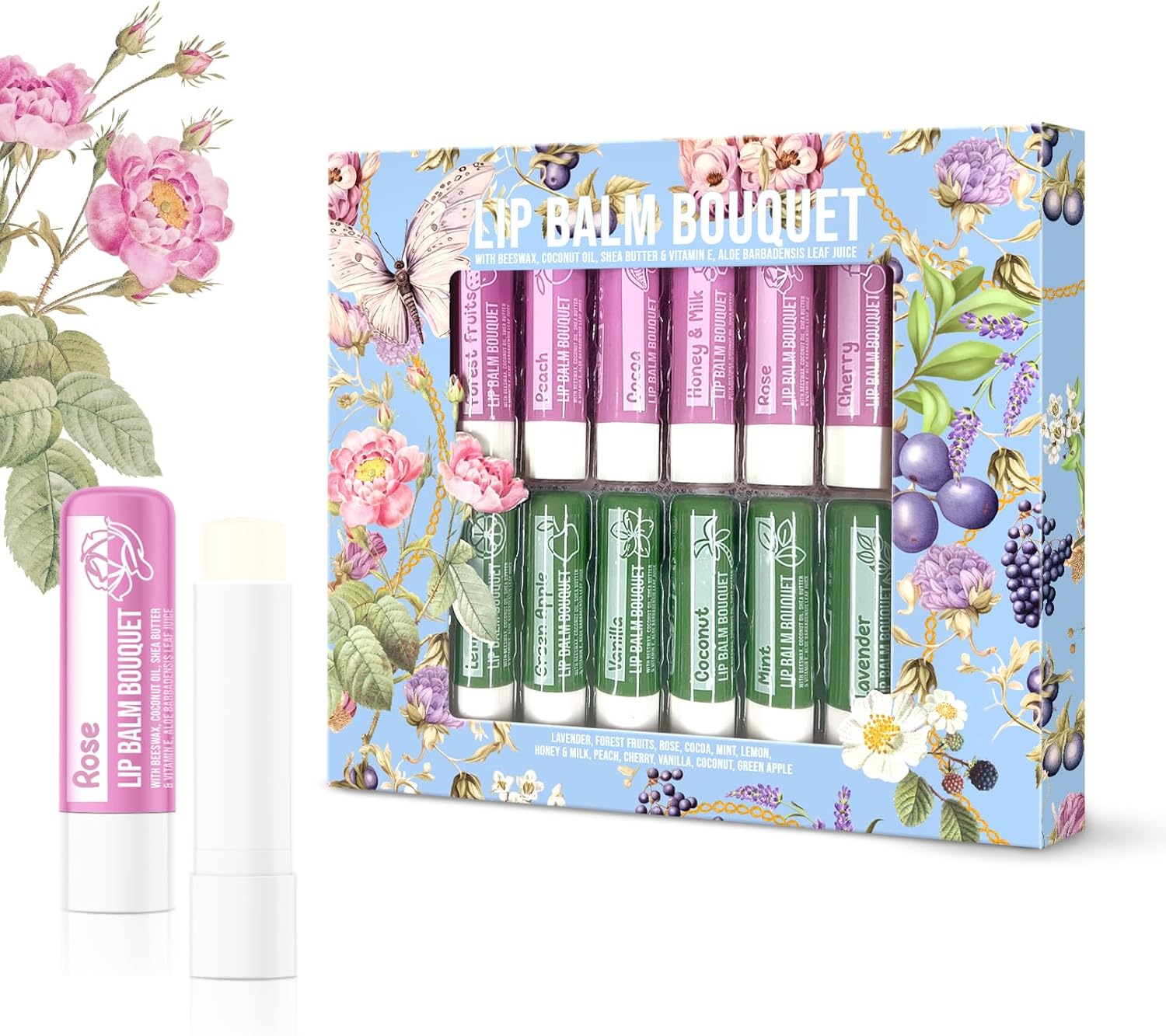 beauty4britain-bouquet-baume-l-vres-12-parfums-hydratant image 7