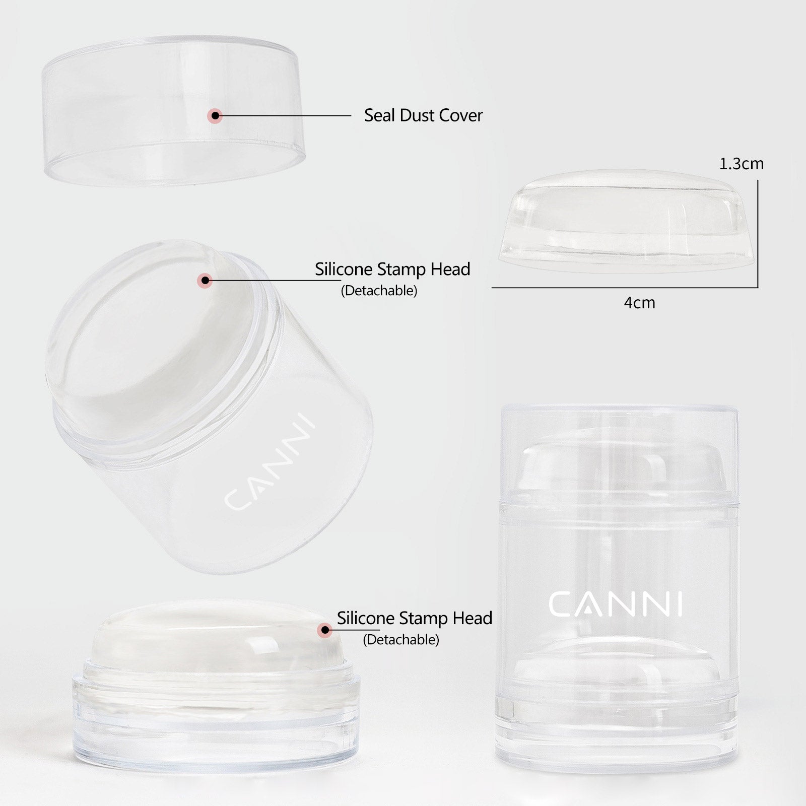 canni-nail-stamp-tool-tampon-nail-art-kit-stamping image 3