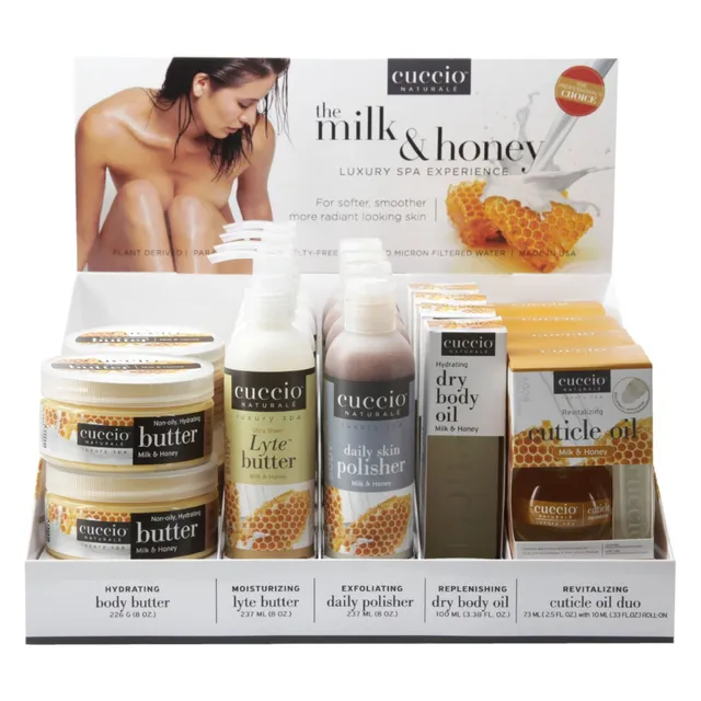cuccio-naturale-milk-honey-coffret-spa-corps-40-pi-ces image 1