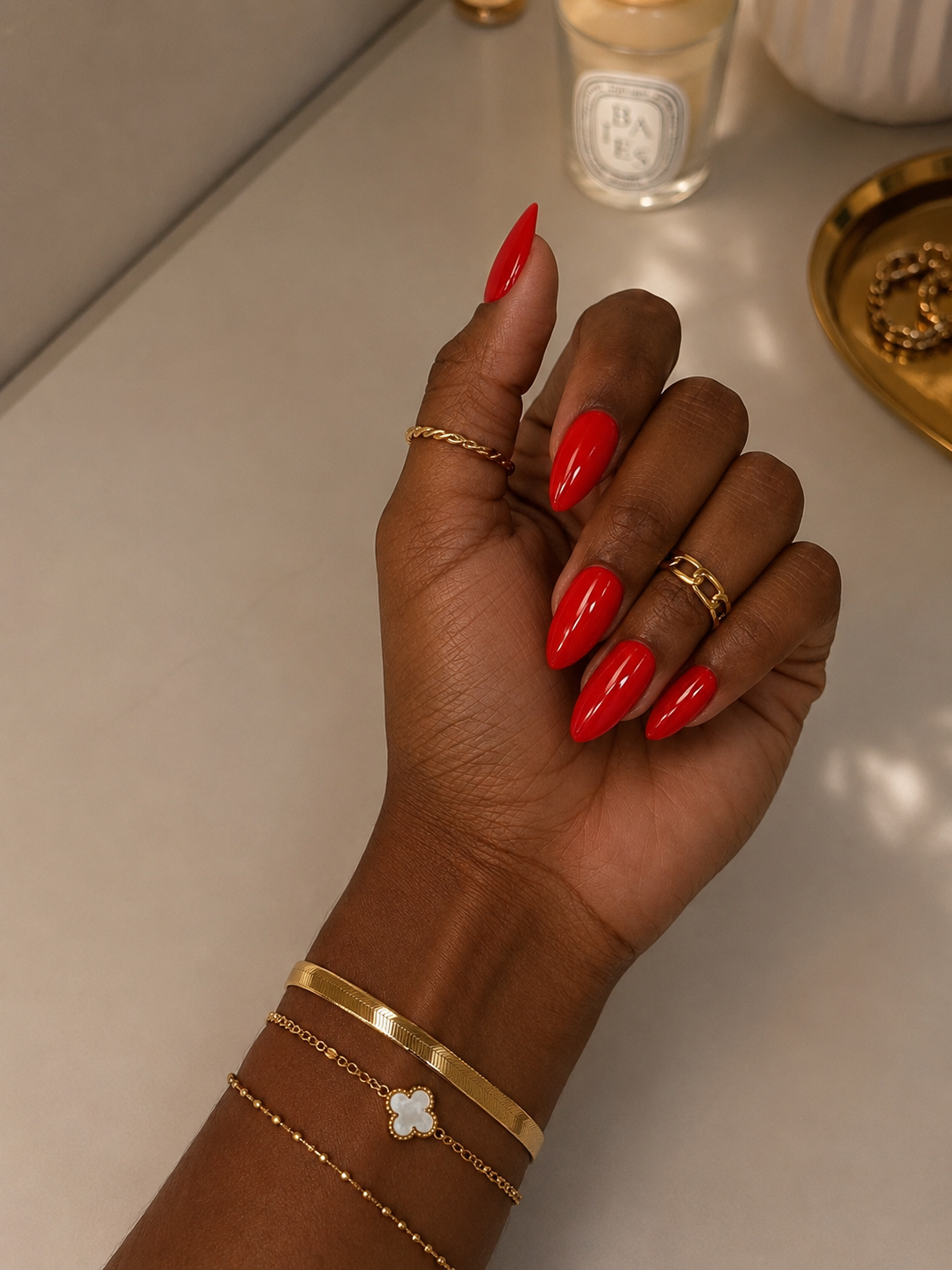 cnth-nails-press-on-nails-spicy-red-faux-ongles-rouges-10-pcs image 2