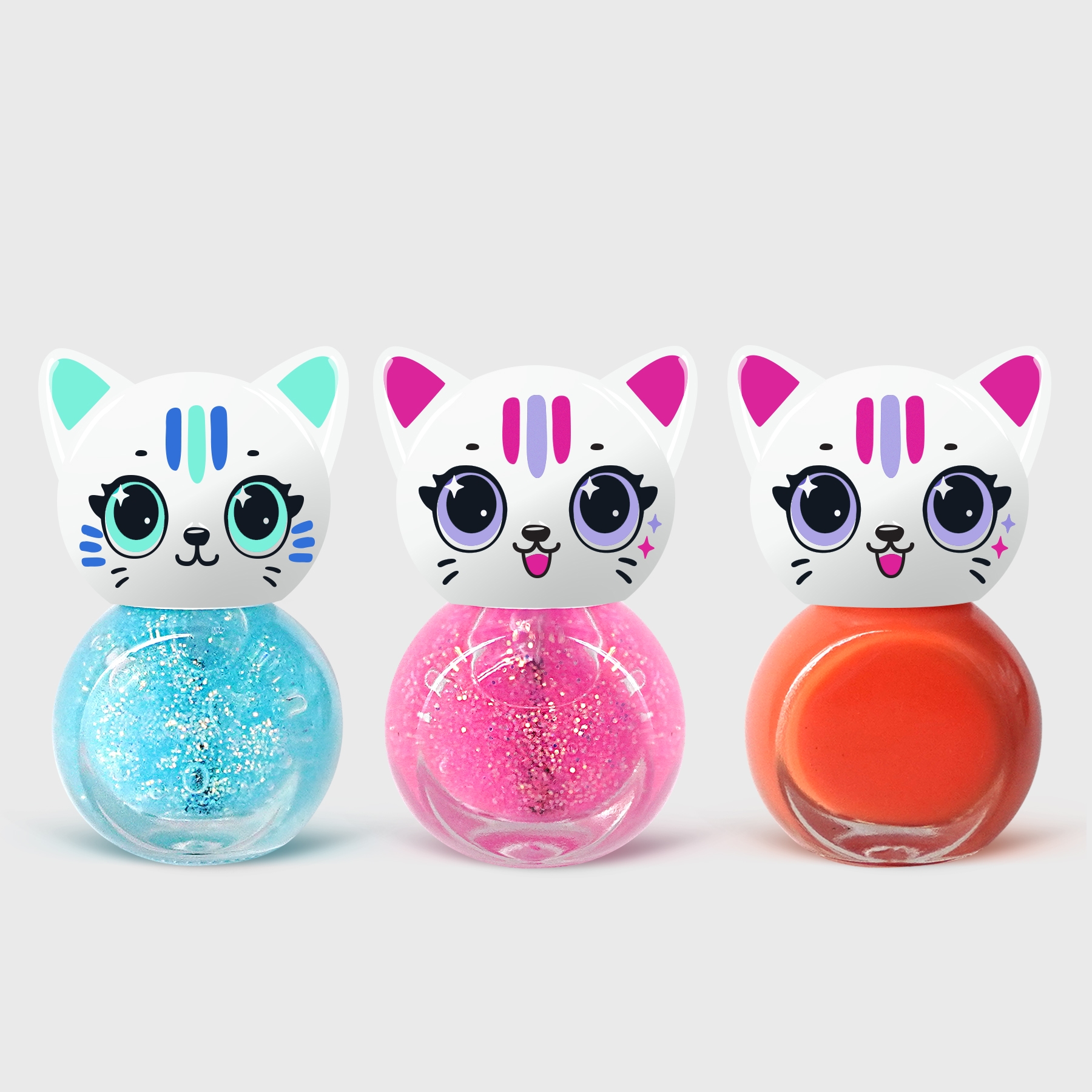 beauty4britain-kids-purrfect-cat-set-10-vernis-enfant-fraise image 8