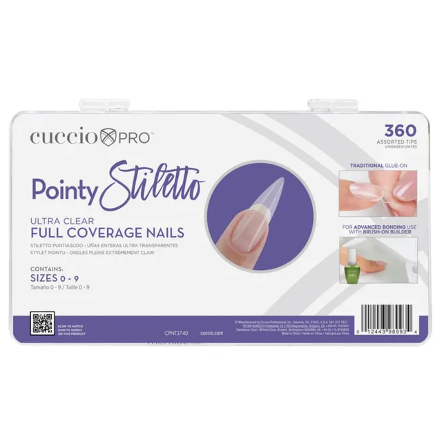 cuccio-pro-capsules-stiletto-couvrance-totale-360-pcs image 1