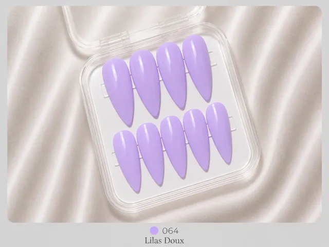 cnth-nails-press-on-nails-lilas-doux-faux-ongles-lilas-10-pcs image 1