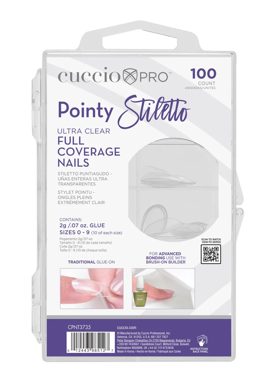 cuccio-pro-capsules-pointy-stiletto-full-cover-100-pi-ces image 1