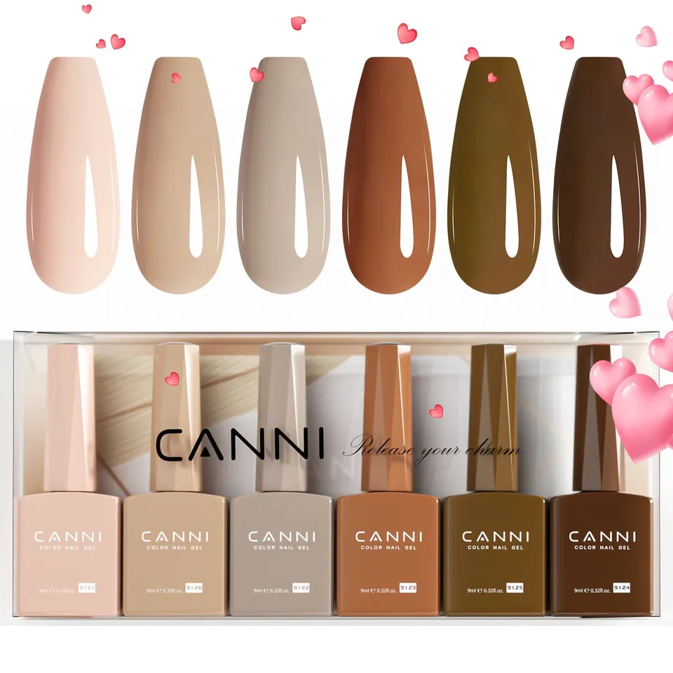 canni-kits-caramel-cascade-2310-kit-6-vernis-9-ml-nude image 1