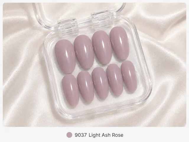 cnth-nails-press-on-nails-light-ash-rose-faux-ongles-10-pcs image 1