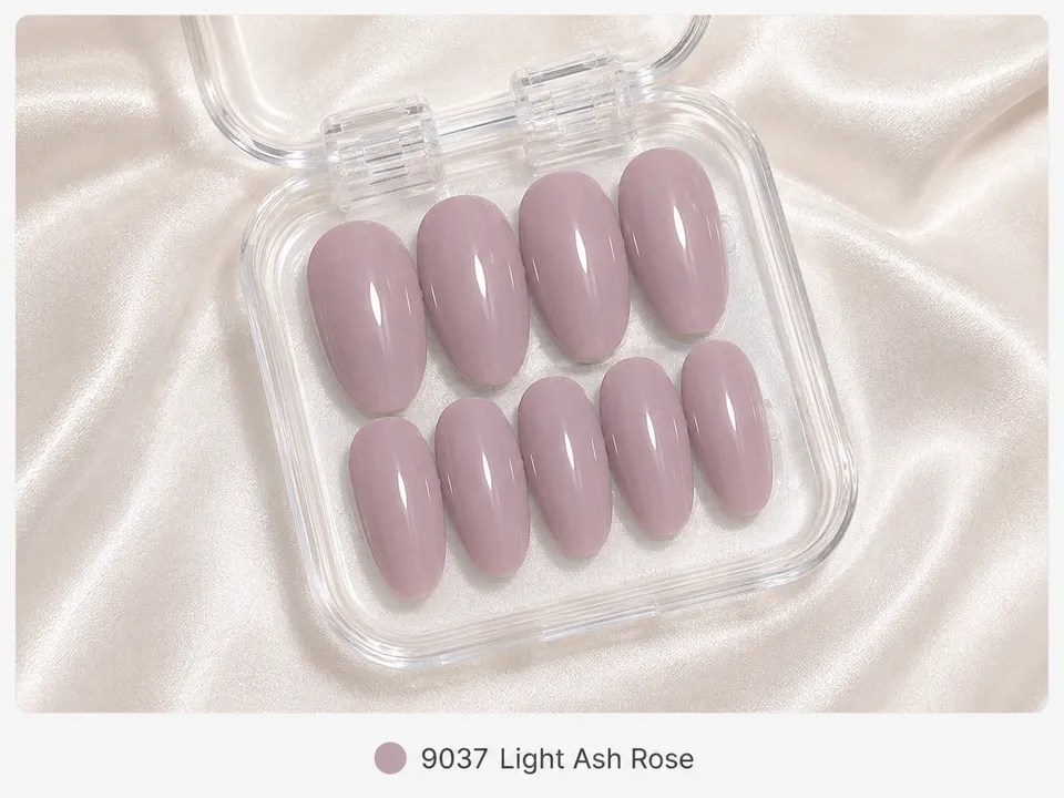 cnth-nails-press-on-nails-light-ash-rose-faux-ongles-10-pcs image 1