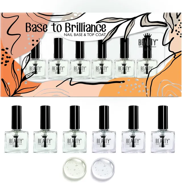 beauty4britain-base-to-brilliance-base-top-coat-6-pcs image 1