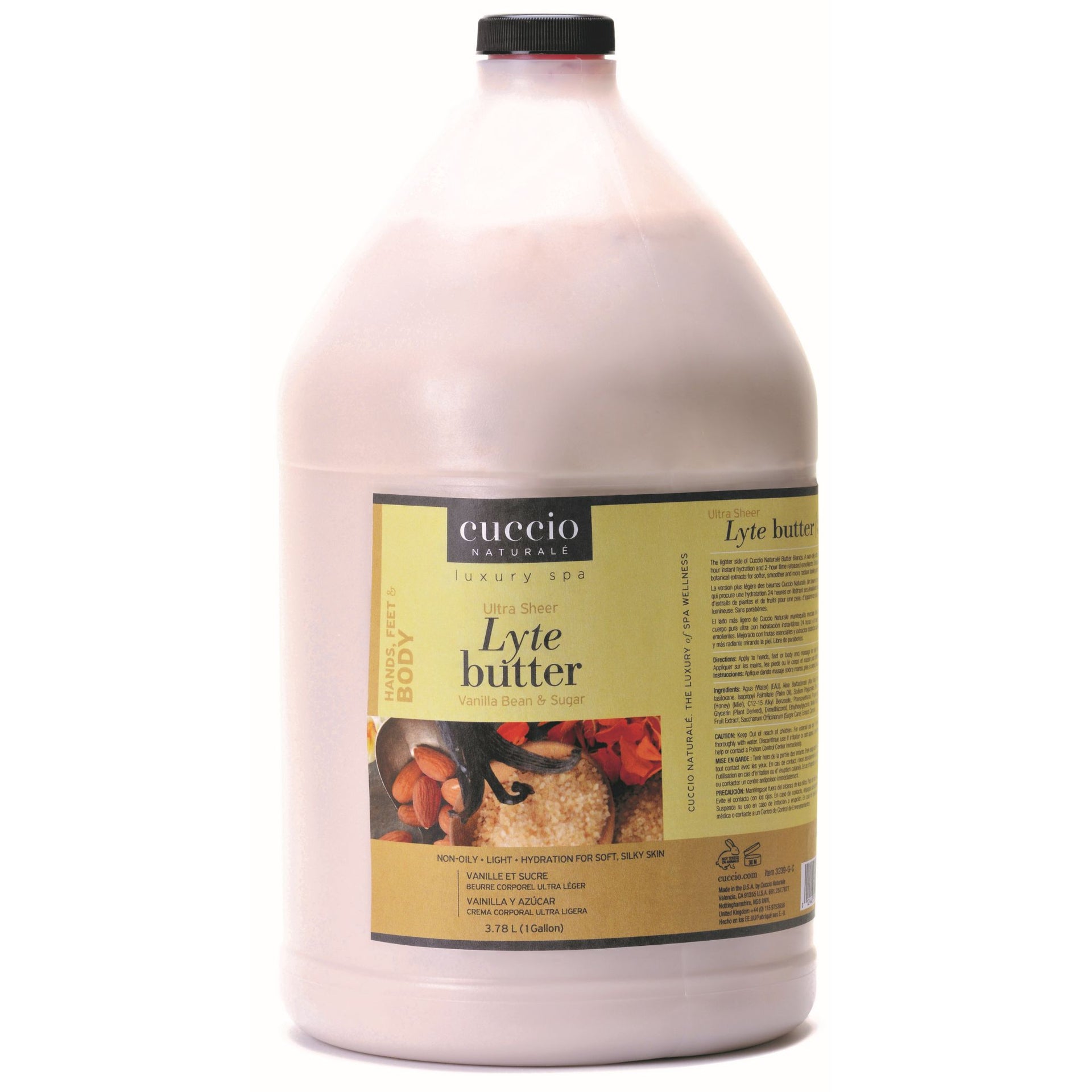 cuccio-naturale-lyte-beurre-vanille-sucre-gallon image 1
