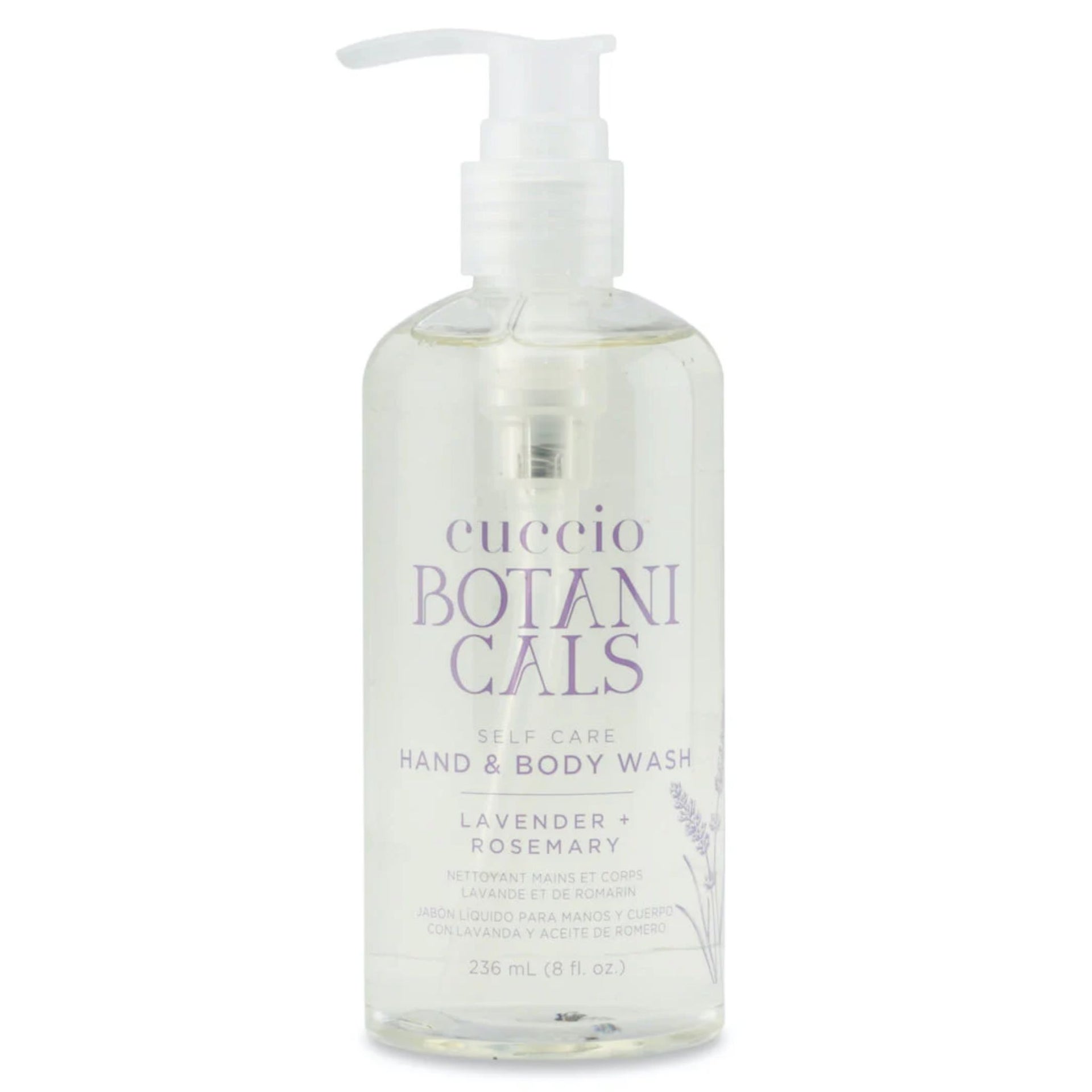 cuccio-botanicals-lavender-rosemary-gel-douche-hydratant-lavande-8-oz image 1