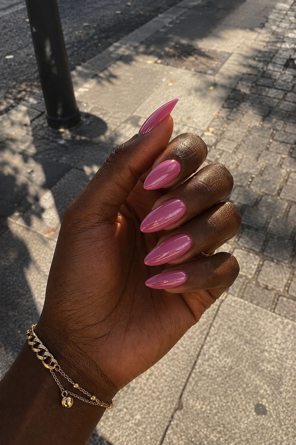 cnth-press-on-nails-berry-blush-faux-ongles-10-pcs-brillant image 2