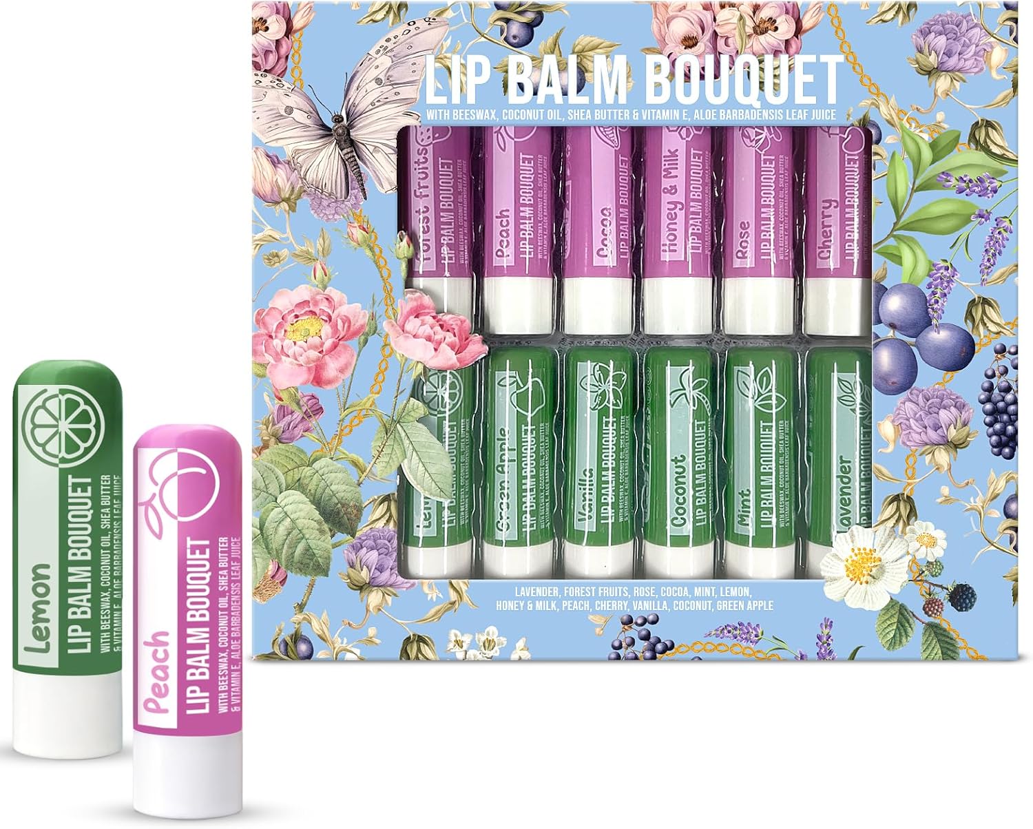 beauty4britain-bouquet-baume-l-vres-12-parfums-hydratant image 2