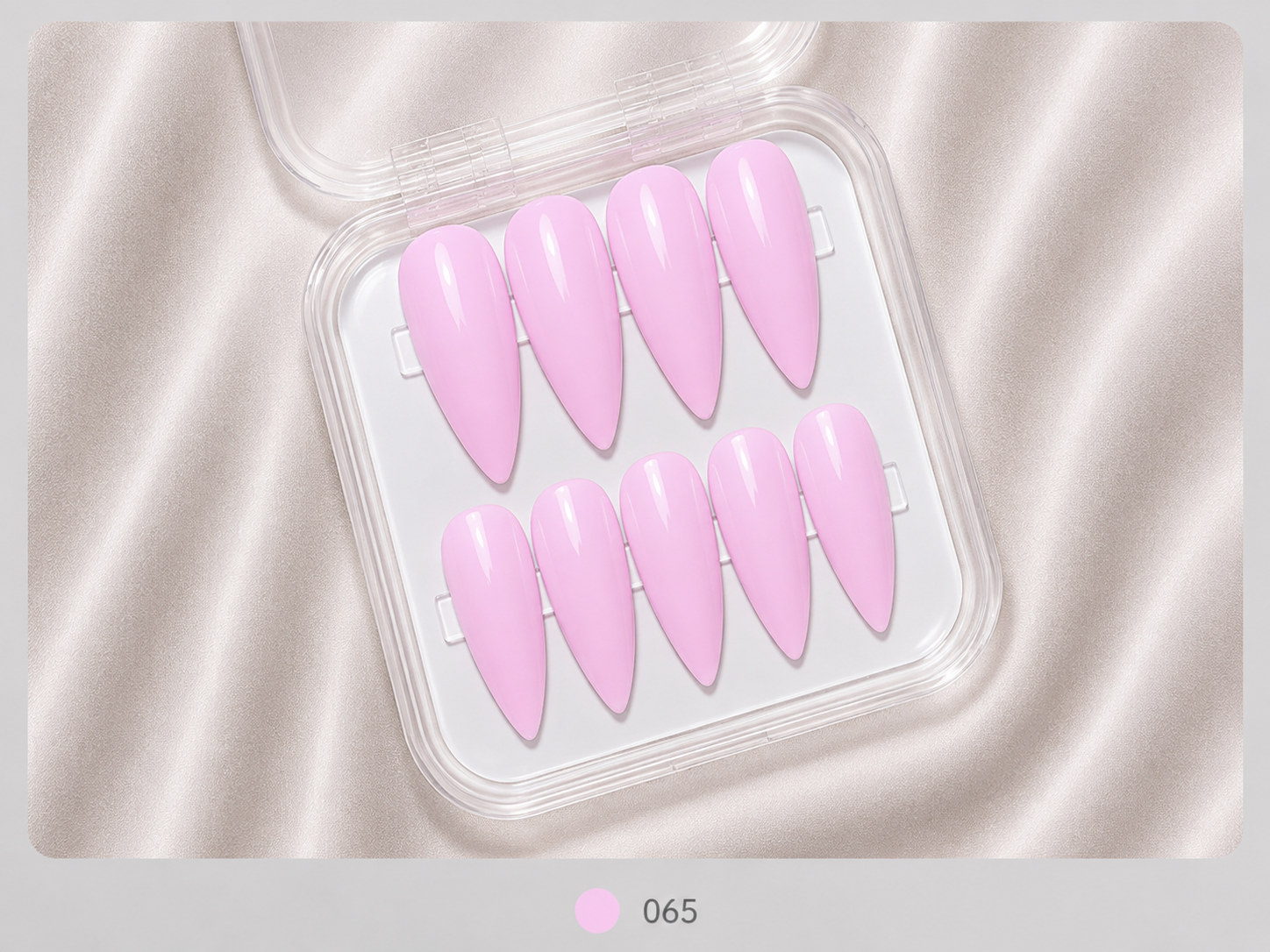 cnth-nails-press-on-nails-rosie-faux-ongles-roses-brillants-10-pcs image 1