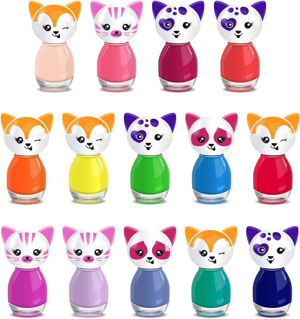 beauty4britain-kids-cosmetics-cat-vernis-enfant-14x6ml-stickers image 2