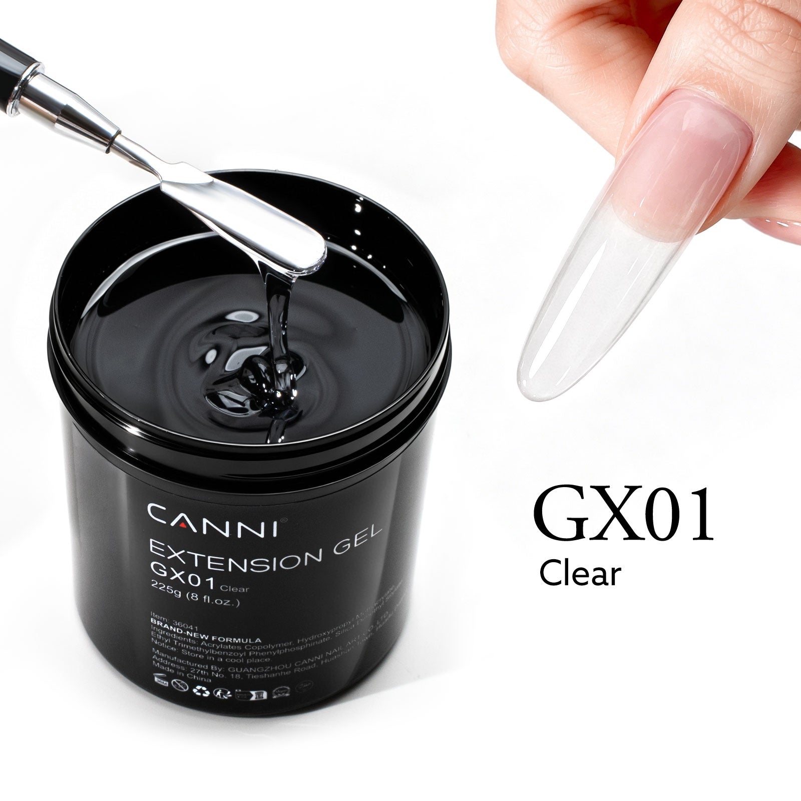 canni-poly-nail-gel-gx01-polygel-laiteux-225g-extension image 4