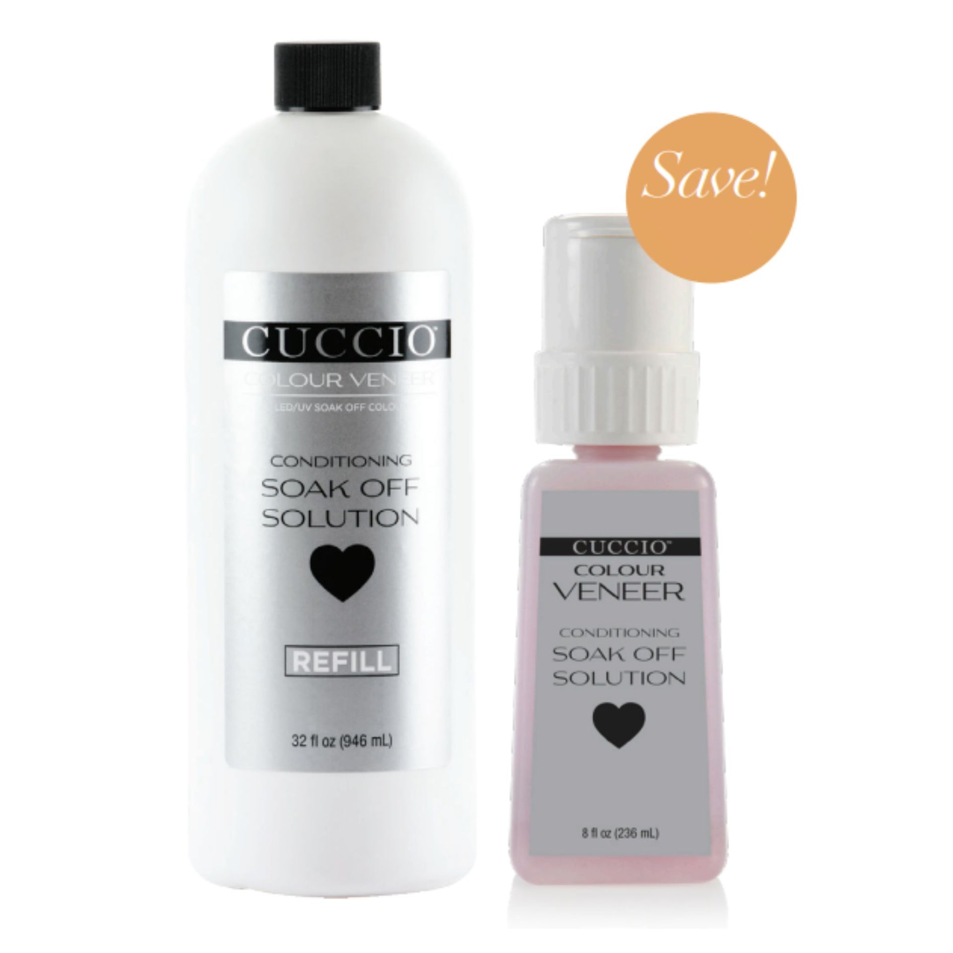 cuccio-veneer-soak-off-solution-dissolvant-gel-946-236ml image 1